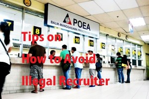 tips to avoid illegal recruiter poea