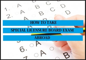 Special Licensure Board Exams Abroad